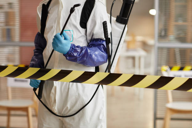 Professional Biohazard technician working in Delray Beach, FL